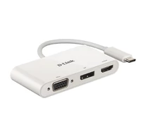 D-Link DUB-V310 dokkoló állomás és port replikátor Vezetékes USB 3.2 Gen 1 (3.1 Gen 1) Type-C Fehér