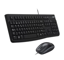 Logitech 920-002550 billentyűzet Egér mellékelve USB QWERTY Spanyol Fekete
