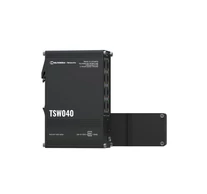 Teltonika NETWORKS TSW040 8-Port PoE+ Switch Beállítást nem igénylő (unmanaged) Fast Ethernet (10/100) Ethernet-áramellátás (PoE) támogatása Fekete