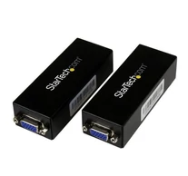 StarTech.com ST121UTPEP audió/videó jeltovábbító AV adó- és vevőegység Fekete