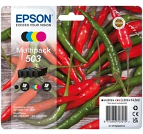 Epson 503 tintapatron 4 db Eredeti Standard teljesítmény Fekete, Cián, Magenta, Sárga