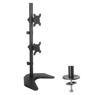 Techly ICA-LCD 2520V Függőleges asztali állvány 2 monitorhoz 13-27" LCD 10kg