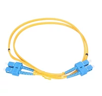 Extralink SC/UPC-SC/UPC | Patchkábelt | Egymódusú, Duplex, G652D, 3mm, 20m