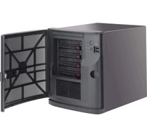 Supermicro CSE-721TQ-350B számítógép ház Mini Tower Fekete 250 W