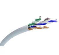 Extralink CAT5E UTP (U/UTP) V2 INDOOR TWISTED PAIR 100M hálózati kábel Szürke U/UTP (UTP)
