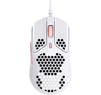 HyperX Pulsefire Haste - vezetékes játékos egér USB - Pixart PAW 3335 16000 DPI 59g fehér-rózsaszín