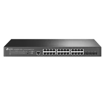 TP-Link JetStream TL-SG3428XPP-M2 hálózati kapcsoló Vezérelt L2+ 2.5G Ethernet (100/1000/2500) Ethernet-áramellátás (PoE) támogatása 1U Fekete