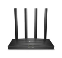 TP-Link ARCHER C6 V4.0 vezetéknélküli router Gigabit Ethernet Kétsávos (2,4 GHz / 5 GHz) Fekete