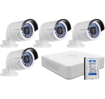 4 infrakamerás HIKVISION HDTVI