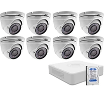 8 dome infrakamerás HIKVISION HDTVI