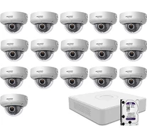 16 varifokális dome infrakamerás HIKVISION HDTVI