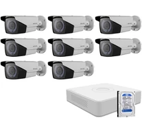 8 varifokális infrakamerás HIKVISION HDTVI