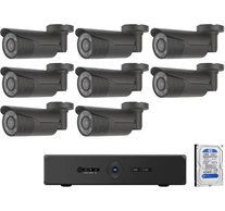 8 kamerás varifokális HDCVI CP PLUS rendszer