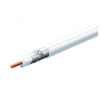 Home S 6TSP/WH koax kábel, 75 Ohm, PVC és PE szigetelés, réz bevonatú acél ér, alumínium + PET fólia 96 szál aluharisnya, 100m, fehér