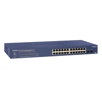 NETGEAR GS724TP Vezérelt L2/L3/L4 Gigabit Ethernet (10/100/1000) Ethernet-áramellátás (PoE) támogatása 1U Fekete, Szürke