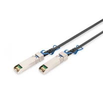 Digitus DN-81242 InfiniBand és száloptikai kábel 2 M SFP28 DAC Fekete