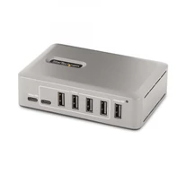 StarTech.com 10G8A2CS-USB-C-HUB hálózati csatlakozó USB 3.2 Gen 2 (3.1 Gen 2) Type-C 10000 Mbit/s Szürke