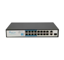 Extralink VIRTUS V3 Beállítást nem igénylő (unmanaged) L2 Fast Ethernet (10/100) Ethernet-áramellátás (PoE) támogatása 1U Fekete