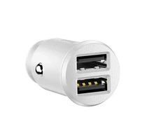 Baseus Grain autós töltő 2x USB 5V 3.1A (fehér)
