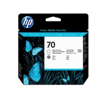 HP 70 Gloss Enhancer and Gray DesignJet Printhead