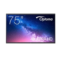 Optoma 5753RK interaktív tábla 190,5 cm (75") 3840 x 2160 pixelek Érintőképernyő