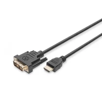 Digitus DB-330300-020-S video átalakító kábel 2 M HDMI A-típus (Standard) DVI-D Fekete