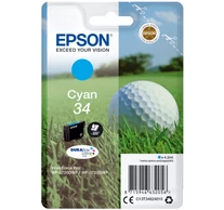Epson Golf ball C13T34624010 tintapatron 1 db Eredeti Standard teljesítmény Cián