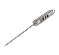 NAVA 10-274-040 Acer digitális maghőmérő, 22 cm, LCD kijelző, rozsdamentes acél, -30 °C - 250 °C, 1 x 1.5V LR44