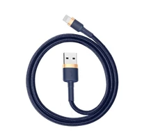 Baseus Cafule USB-Lightning kábel, 2,4A, 1 m (arany-sötétkék)