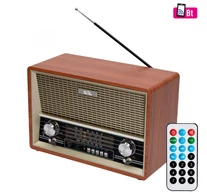 SAL RRT 4B retro asztali rádió, multimédia lejátszó, BT, USB/MicroSD, AUX, Rádió, EQ, ~16 óra üzemidő