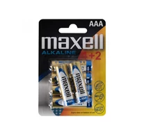 Maxell LR03 4+2 AAA elem, alkáli, ceruza, 1,5V, 6 db/csomag