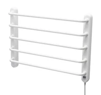 Home FTW 4 fali fűtött elektromos törölközőszárító, 90W, IPX1 védelem, fehér