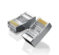 UGREEN RJ45 Ethernet fém csatlakozó, 8P / 8C, Cat.6, UTP (10db)