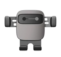 Baseus Cube gravitációs telefontartó szellőzőrácsra, alumínium (fekete)