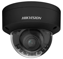 Hikvision DS-2CD2747G2HT-LIZS(2.8-12)/eF/BLK 4 MP Smart Hybrid Light with ColorVu Motorized Varifocal Dome Network Camera