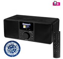 SAL INR 5000/BK internetrádió, 5 in 1, 2x5 W, Bass reflex, világrádió, FM RDS, BT, AUX, Média Center hálózati zenetár, EQ