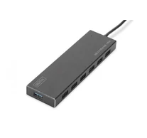 Digitus DA-70241-1 hálózati csatlakozó USB 3.2 Gen 1 (3.1 Gen 1) Type-A 5000 Mbit/s Szürke