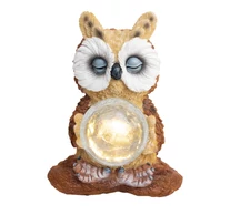 Home MX 637 napelemes kerti lámpa, 1 db melegfehér LED, automatikus, napelem, bagoly