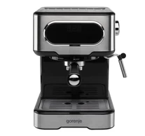 Gorenje ESCM15DBK digitális eszpresszó kávéfőző, 15 bar, érintőgombok, 1,5 literes tartáy, 1100W