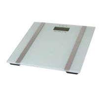 Home HG FMZ 18 fürdőszobai mérleg, méréshatár 180 kg, mérési pontosság 100 g, LCD kijelző, testzsír, testhidratáltság, izomtömeg meghatározás