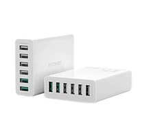 Blitzwolf BW-S15 6x USB töltő, QC 3.0, 60W (fehér)