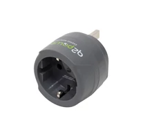 Q2POWER 1.200100-TH utazóadapter, Europe to UK, bemeneti feszültség: 100-250 V, 7 A, teljesítmény:100V-700W/250V-1750W
