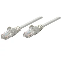 Network Patch Cable - Cat6A - 0.25m - Grey - Copper - S/FTP - LSOH / LSZH - PVC - RJ45 - Gold Plated Contacts - Snagless - Booted - Lifetime Warranty - Polybag