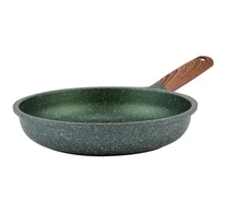 Nava 10-255-002 Ωmega tapadásmentes öntött alumínium serpenyő, kőbevonattal, 24 cm
