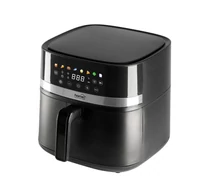 Home HGAF8 digitális air fryer, forrólevegős fritőz, 8 liter kapacitás, 2000 W, hőmérsékleti tartomány 80 – 200 °C