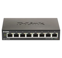 D-Link DGS-1100-08V2 hálózati kapcsoló Vezérelt L2 Gigabit Ethernet (10/100/1000) Fekete
