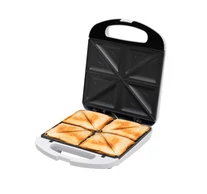 HOME HGSZ48 szendvicssütő, 1200 W, egyszerre 4 szendvics sütése, tapadásmentes felület, jelzőfények