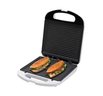 HOME HGP4 panini szendvicssütő, 1200 W, nagy sütőfelület, tapadásmentes, jelzőfények