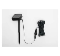 Home SLC100WW szolár fényfüzér, 100db melegfehér LED, 7m hosszúság, zöld vezeték, kültéri kivitel