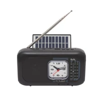 SAL RPH3 napelemes rádió és multimédia lejátszó, hibrid töltés, 3 sávos, napelemes, Bluetooth, cserélhető akkumulátor